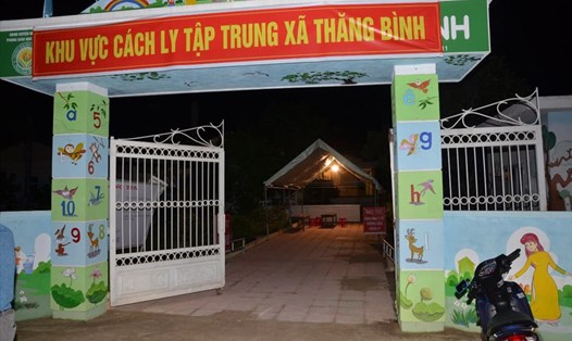 Một khu cách ly tại huyện Nông Cống, Thanh Hoá, nơi đón công dân về từ TP. Hồ Chí Minh và các tỉnh phía Nam. Ảnh: T.L