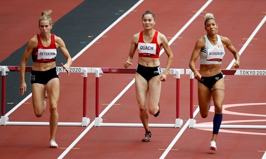 Quách Thị Lan sẽ thi bán kết 400m rào nữ tại Olympic Tokyo 2020 ngày 2.8. Ảnh: R.T