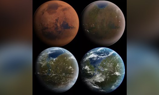 Các nhà khoa học có nhiều ý tưởng cải tạo sao Hỏa để trở thành hành tinh có thể sống được. Ảnh: NASA