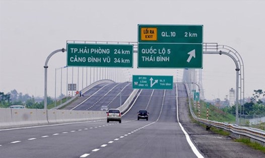 Đề xuất giảm 30% phí cao tốc Hà Nội - Hải Phòng. Ảnh GT