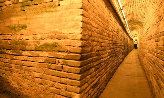 Hầm ngầm 1.800 năm tuổi ở thành phố Bạc Châu, tỉnh An Huy, miền Đông Trung Quốc. Ảnh: Xinhua