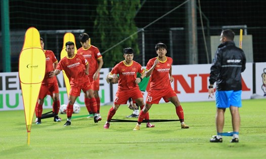 U23 Việt Nam thi đấu tại vòng loại U23 Châu Á 2022 vào cuối tháng 10.2021. Ảnh: VFF