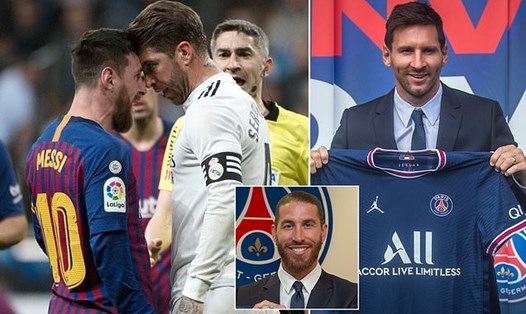 Messi và Ramos sẽ trở thành những người đồng đội thân thiết. Ảnh: AFP