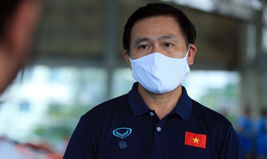 Ông Trần Anh Tú - Trưởng đoàn đội tuyển Futsal Việt Nam. Ảnh: VFF