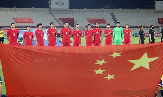 Tuyển Trung Quốc đã lên phương án tổ chức cả 4 trận đấu đầu tiên của mình tại Tây Á, trong đó có trận gặp tuyển Việt Nam hôm 7.10. Ảnh: Sohu.