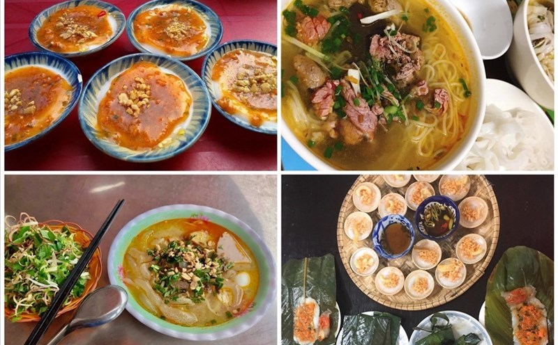 Ẩm thực miền Trung luôn thu hút thực khách bởi sự đa dạng, đậm hương vị. Ảnh: LĐ