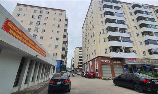 BQT mới cụm nhà chung cư NƠXH phường Quang Trung (TP.Thái Bình) chưa được BQT cũ bàn giao tài sản, con dấu. Ảnh: T.D