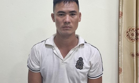 Vương Văn Đoàn - nghi phạm giết người, phi tang xác ở huyện Ứng Hoà, Hà Nội. Ảnh: CAHN