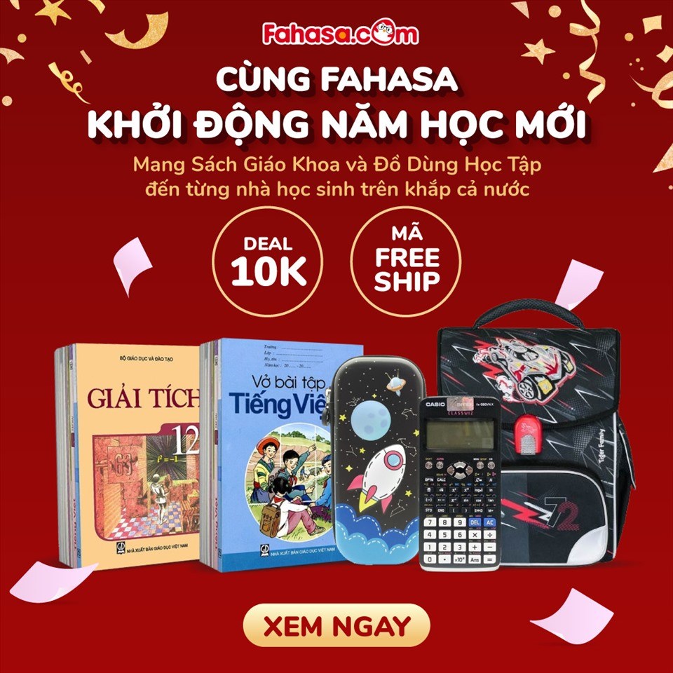 Cùng Fahasa khởi động năm học mới. Ảnh: NS. Cùng Fahasa khởi động năm học mới. Ảnh: NS.