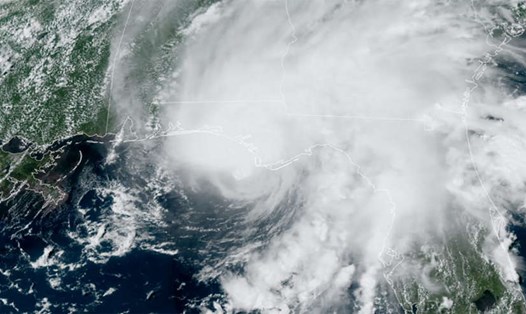 Bão Fred đã đổ bộ khu vực Florida Panhandle của Mỹ vào chiều 16.8. Ảnh: NOAA
