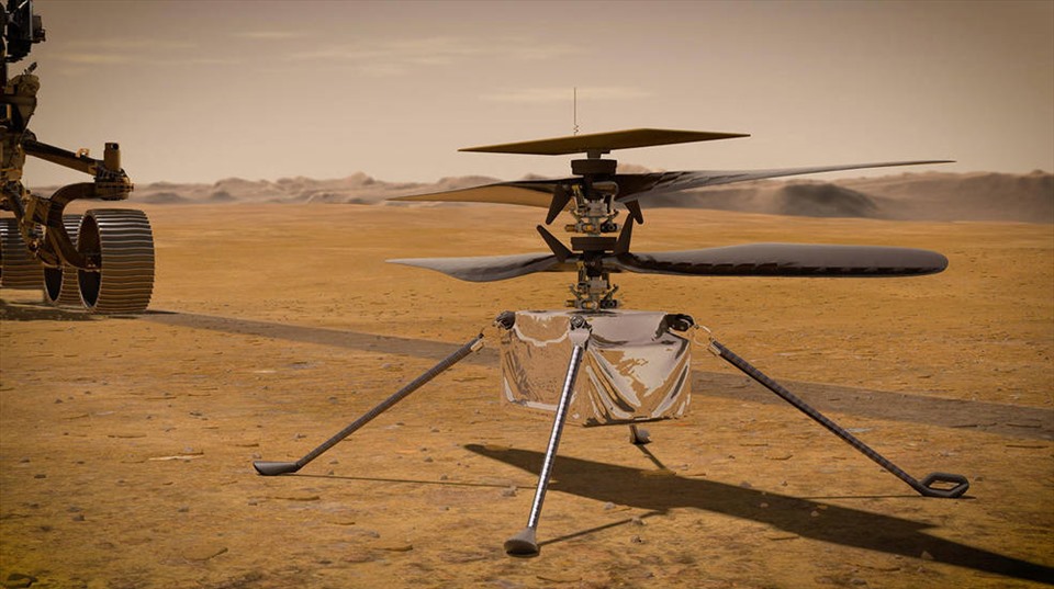 Trực thăng sao Hỏa Ingenuity. Ảnh: NASA