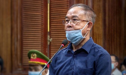 Bị cáo Nguyễn Thành Tài bị xét xử tại tòa. Ảnh: Anh Tú