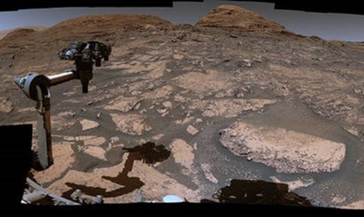 Vùng chuyển tiếp trên sao Hỏa mà tàu thăm dò Curiosity của NASA đang khám phá. Ảnh: NASA