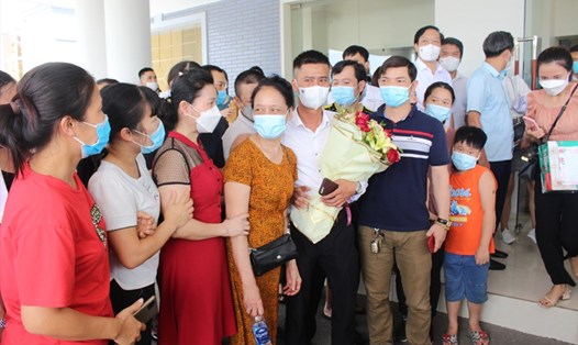 Các cán bộ y tế Phú Thọ lên đường hỗ trợ TP Hồ Chí Minh phòng chống dịch COVID-19. Ảnh: CTV.