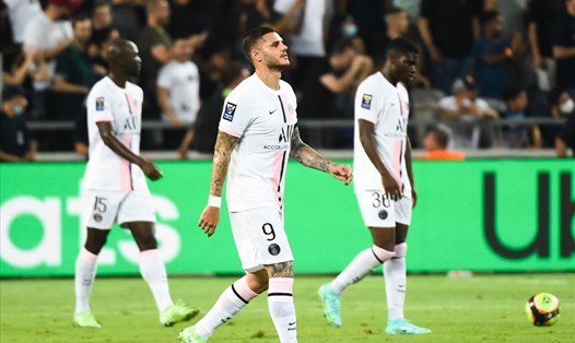 Thiếu nhiều ngôi sao, PSG vẫn có thế trận lấn lướt hơn nhưng lại không thể ghi bàn thắng ở trận Siêu cúp Pháp. Ảnh: AFP