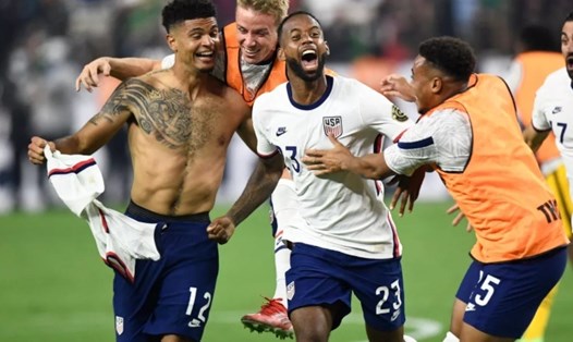 Tuyển Mỹ đánh bại tuyển Mexico để vô địch Cúp vàng CONCACAF 2021 ngoạn mục. Ảnh: AFP.