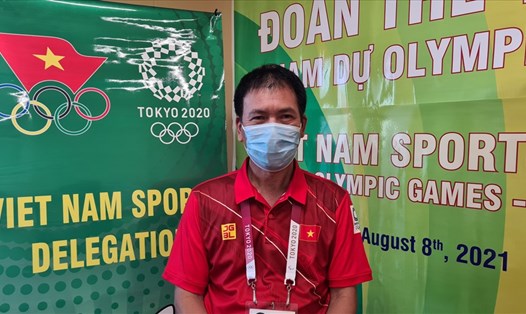 Trưởng đoàn thể thao Việt Nam Trần Đức Phấn. Ảnh: Đoàn TTVN