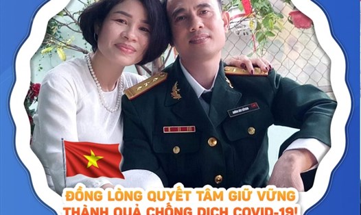 Vợ chồng cô giáo Bùi Thanh Huyền. Ảnh: NVCC
