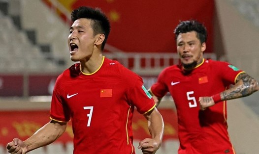 Tuyển Trung Quốc nhiều khả năng sẽ thi đấu 3/4 trận vòng loại World Cup 2022 đầu tiên tại Doha, Qatar. Ảnh: AFP.