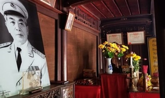 Nhà lưu niệm Đại tướng Võ Nguyên Giáp tại huyện Lệ Thủy, tỉnh Quảng Bình. Ảnh: Lê Phi Long