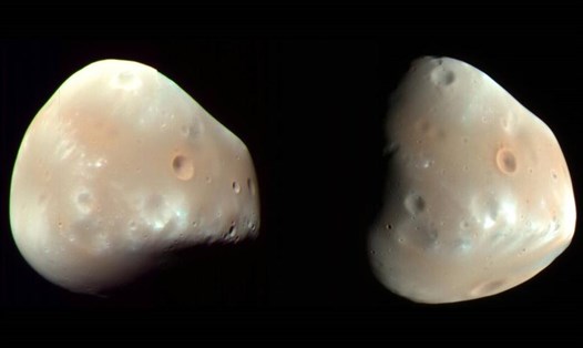 Deimos, 1 trong 2 mặt trăng của sao Hỏa. Ảnh: NASA
