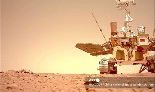 Tàu thám hiểm sao Hỏa Chúc Dung của Trung Quốc. Ảnh: AFP