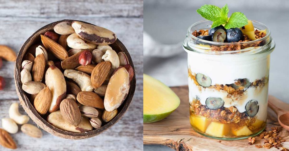 Món ăn vặt tốt cho trẻ. Ảnh đồ họa: Vy Vy