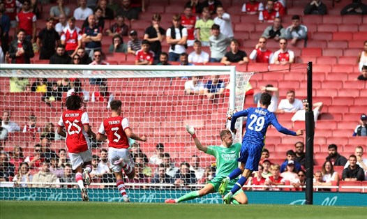 3 tuần trước, Chelsea thắng Arsenal 2-1 ngay trên sân Emirates ở giải giao hữu Mind Series. Ảnh: Arsenal