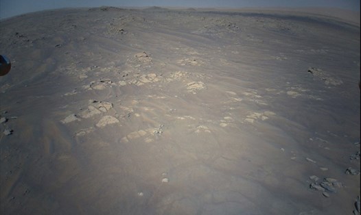 Trực thăng sao Hỏa Ingenuity của NASA chụp được hình ảnh về vùng "Nam Séítah" của Sao Hỏa trong chuyến bay thứ 12. Ảnh: NASA
