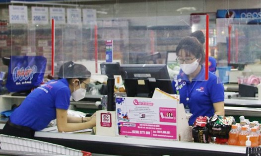 Đà Nẵng cho phép 100% nhân viên siêu thị đi làm. Ảnh: TT
