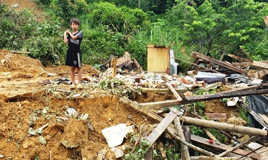 Mưa lớn gây sạt lở đất tại Tuyên Quang khiến 3 người bị thiệt mạng, nhiều nhà bị hư hỏng. Ảnh:  Ngọc Hà