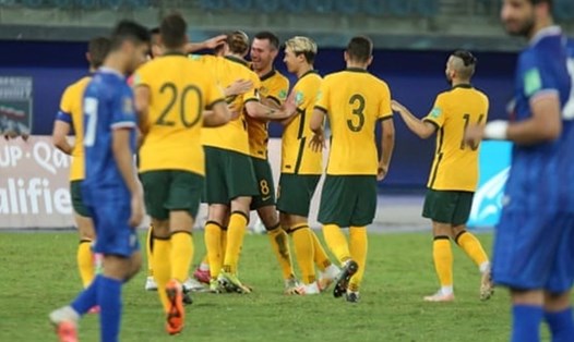 Tuyển Australia đã quen với việc thi đấu xa nhà nhưng ở các đối thủ ở vòng loại World Cup 2022 giai đoạn 2 mạnh hơn giai đoạn 2 rất nhiều. Ảnh: AFP.