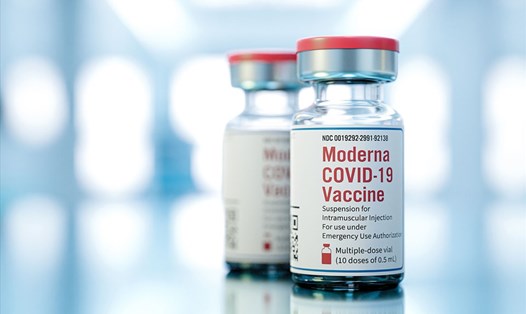 Vaccine Moderna. Ảnh: AFP