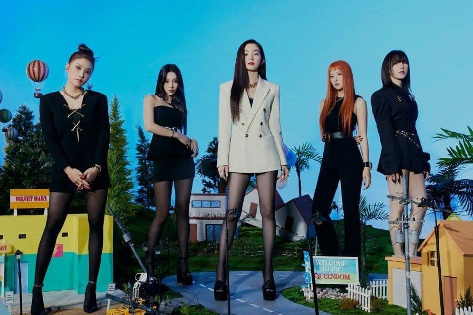 Mini album mới của Red Velvet "thống trị" nhiều bảng xếp hạng. Ảnh: Poster.