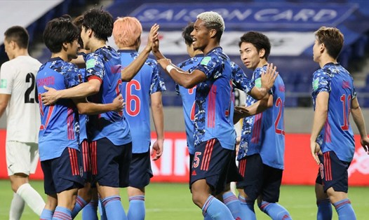 Tuyển Nhật Bản là đội được đánh giá cao nhất tại bảng B vòng loại World Cup 2022 khu vực Châu Á. Ảnh: AFC.