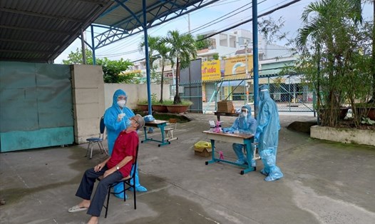 Một trạm y tế lưu động hoạt động ở TP Hồ Chí Minh. Ảnh: Bộ Y tế