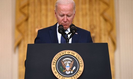 Tổng thống Joe Biden nhận trách nhiệm về tình hình Afghanistan. Ảnh: AFP