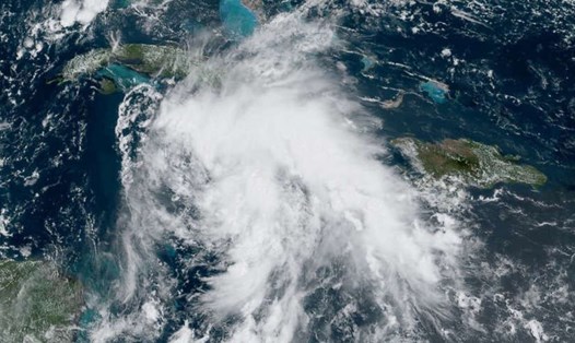 Bão Ida dự kiến sẽ tăng cấp thành một cơn bão dội cấp 3 khi đổ bộ Louisiana, Mỹ vào cuối tuần. Ảnh: NOAA