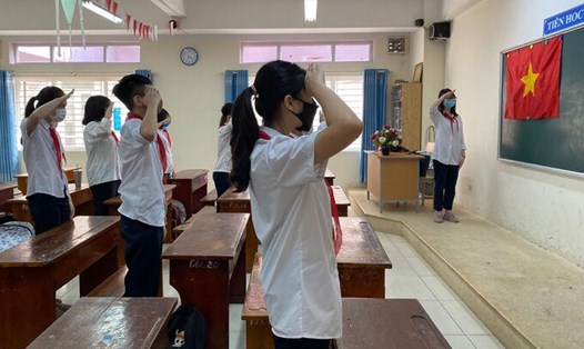 Học sinh Hà Nội sẽ theo dõi lễ khai giảng trực tuyến qua truyền hình. Ảnh minh họa: Hải Nguyễn