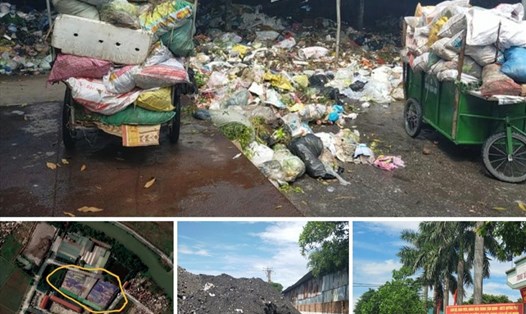Nhà máy xử lý rác thải sinh hoạt ở khu 3B cũ, nay là tổ dân phố số 5 - thị trấn Quỳnh Côi (huyện Quỳnh Phụ, tỉnh Thái Bình) quá gần khu dân cư, trường học. Ảnh: T.D