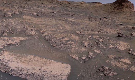 Một góc sao Hỏa trong video của NASA. Ảnh: NASA