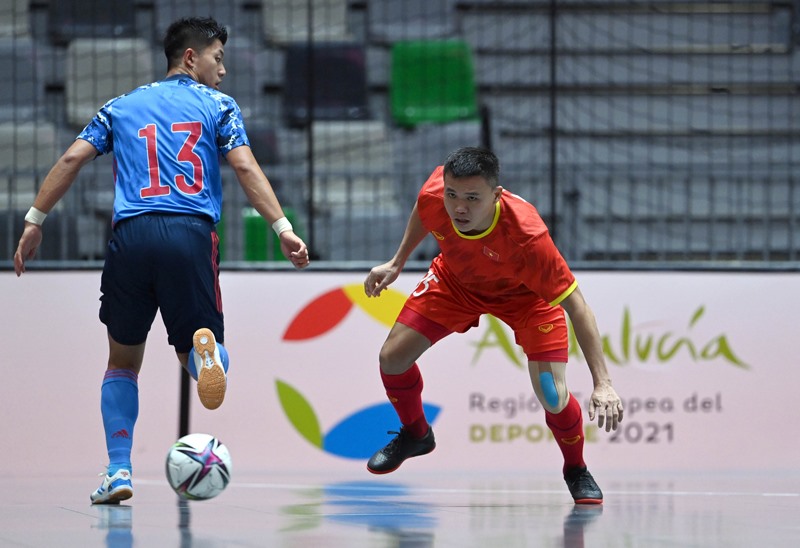 Tuyển futsal Việt Nam mất một trận giao hữu do tuyển Guatemala có cầu thủ nhiễm COVID-19. Ảnh: VFF