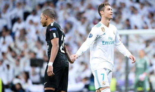 Có khả năng nào xảy ra "hiệu ứng domino ngược" giữa Kylian Mbappe và Cristiano Ronaldo? Ảnh: UEFA