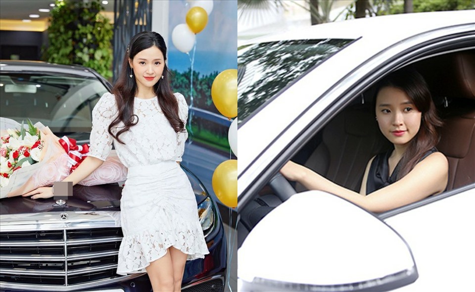 Bộ đôi xế hộp của Midu. Ảnh: NSCC.