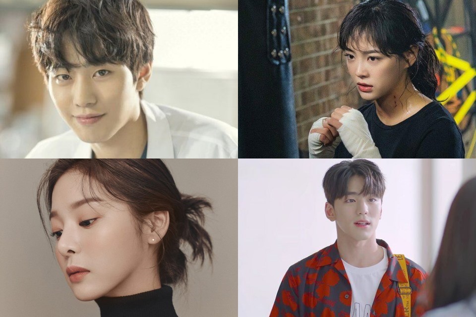 Ahn Hyo Seop, Kim Sejeong, Seol In Ah và Kim Min Kyu sẽ cùng góp mặt trong phim mới của SBS. Ảnh: Cắt phim, AFP. Ahn Hyo Seop, Kim Sejeong, Seol In Ah và Kim Min Kyu sẽ cùng góp mặt trong phim mới của SBS. Ảnh: Cắt phim, AFP.