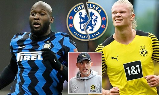 Chelsea vỡ mộng với Lukaku và Haaland. Ảnh: AFP.
