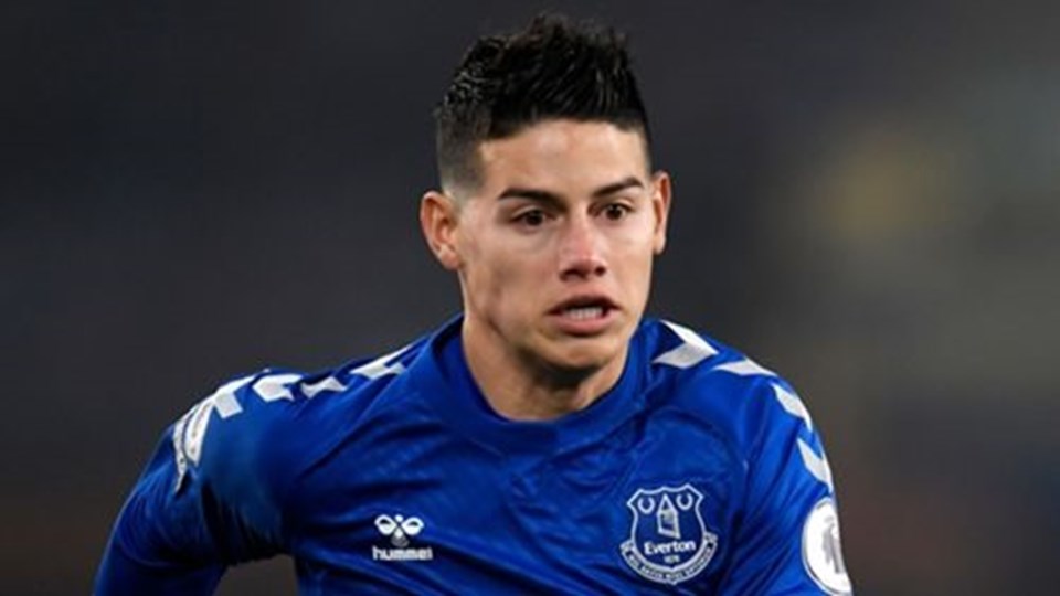 James Rodriguez (Everton). Ảnh: AFP. James Rodriguez (Everton). Ảnh: AFP.