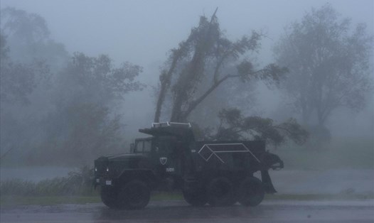 Bão số 9 Ida đổ bộ Louisiana, Mỹ với sức gió 241km/h. Ảnh: AFP