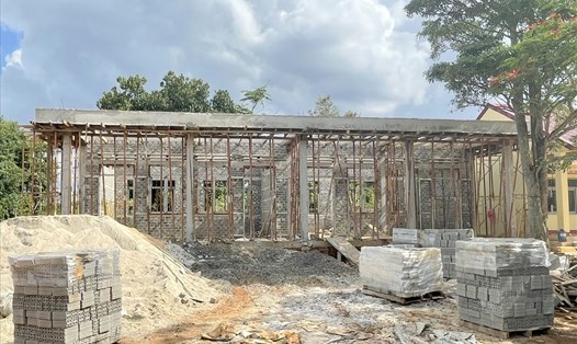 Một công trình xây dựng trên địa bàn tỉnh Đắk Nông. Ảnh: Phan Tuấn