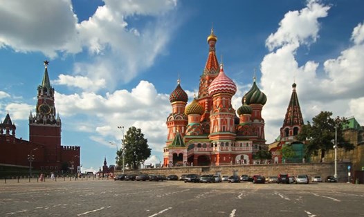 Một góc Quảng trường Đỏ ở thủ đô Mátxcơva của Nga. Ảnh: AFP